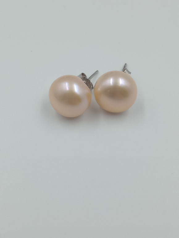 12.5 mm Blush Freshwater Pearl Earrings