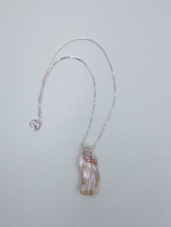Square Baroque Freshwater Pearl Necklace