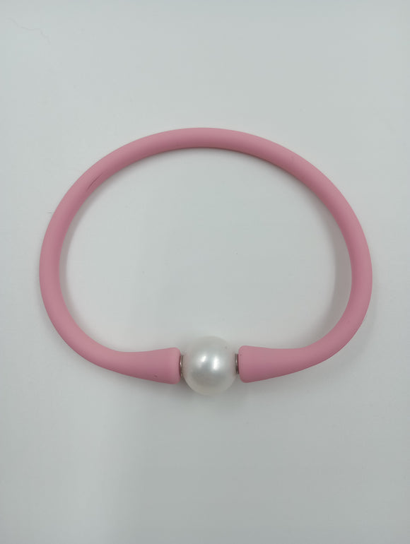 Pink Silicone Bracelet